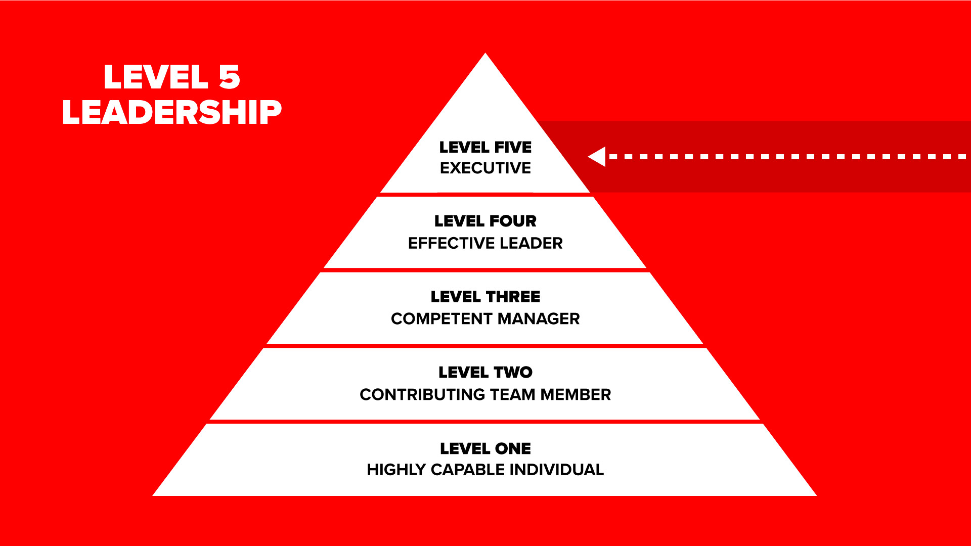 level 5 leadership and management research project