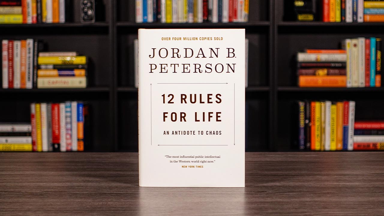 12 Rules For Life By Jordan B. Peterson Book Cover